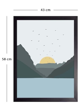 Litografía Fábrica Galería Paisajes Ilustrados 014 técnica Impresión