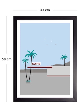 Litografía Fábrica Galería Paisajes Ilustrados 015 técnica Impresión