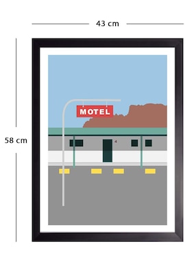Litografía Fábrica Galería Paisajes Ilustrados 016 técnica Impresión