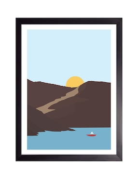 Litografía Fábrica Galería Paisajes Ilustrados 001 técnica Impresión