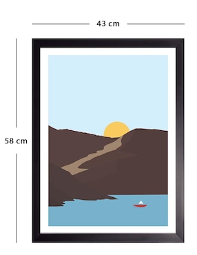 Litografía Fábrica Galería Paisajes Ilustrados 001 técnica Impresión