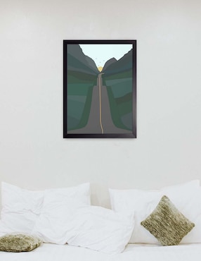 Litografía Fábrica Galería Paisajes Ilustrados 021 técnica Impresión