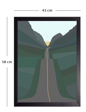 Litografía Fábrica Galería Paisajes Ilustrados 021 técnica Impresión