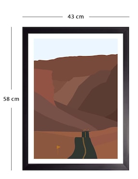 Litografía Fábrica Galería Paisajes Ilustrados 011 técnica Impresión