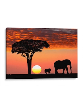 Imagen de producto Litografía Canvas Lab Ocaso en África técnica Impresión
