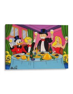 Imagen de producto Litografía Canvas Lab Monopoly Gang Dinner técnica Impresión