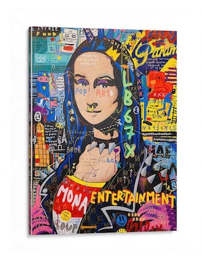 Imagen de producto Litografía Canvas Lab Mona Lisa Pop técnica Impresión