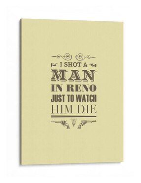 Imagen de producto Litografía Canvas Lab I Shot A Man In Reno técnica Impresión