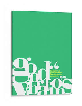 Litografía Canvas Lab Good Vibrations técnica Impresión