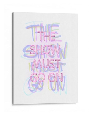 Imagen de producto Litografía Canvas Lab The Show Must Go On Pink técnica Impresión