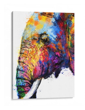 Imagen de producto Litografía Canvas Lab Lado de Elefante técnica Impresión