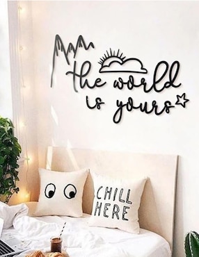 Figura decorativa de letras Homys de madera