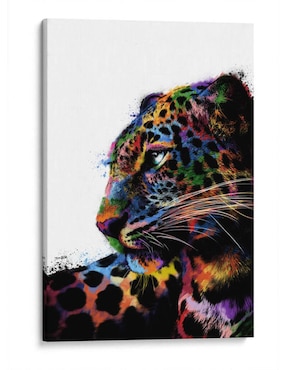 Litografía Canvas Lab Jaguar técnica Impresión