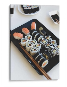 Litografía Canvas Lab El Delicado Encanto del Sushi técnica Impresión