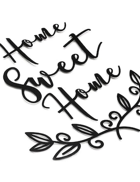 Figura decorativa de letras Homys de madera
