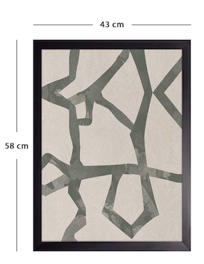 Litografía Fábrica Galería Sombras Abstractas 020