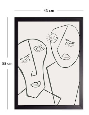 Litografía Fábrica Galería  Siluetas en Línea 034