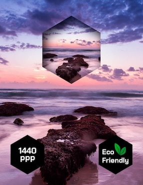 Cuadro decorativo Pixelarte Naturaleza Playas Rocas Atardecer