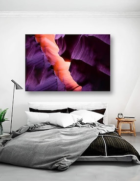 Cuadro Decorativo Pixelarte Naturaleza Cañones Pared de Olas