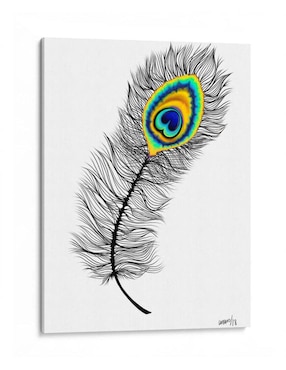 Litografía Canvas Lab Pluma