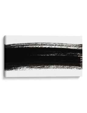 Litografía Canvas Lab Black Stroke