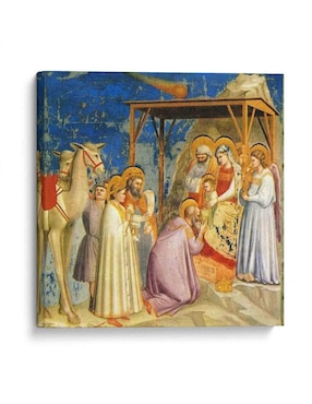 Litografía Canvas Lab Adoración De Los Reyes Magos