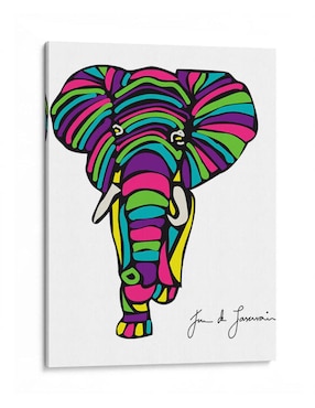 Litografía Canvas Lab Elefante Africano