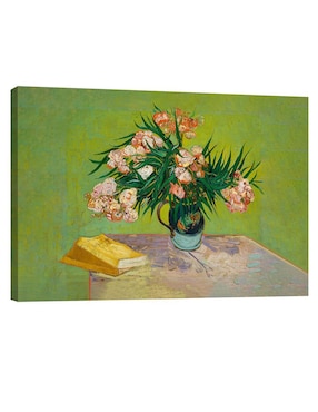 Cuadro decorativo Pixelarte Adelfas Van Gogh