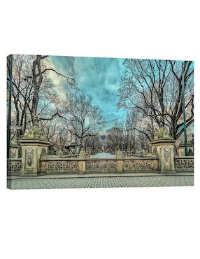 Cuadro decorativo Pixelarte Nueva York Central Park Frio