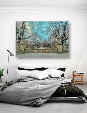 Cuadro decorativo Pixelarte Nueva York Central Park Frio