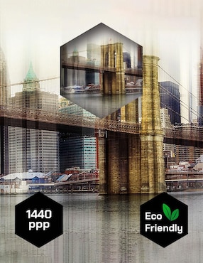 Cuadro decorativo Pixelarte Nueva York Brooklyn Bridge