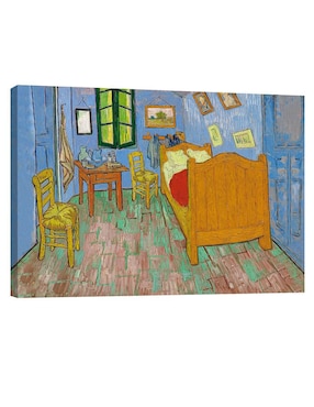 Cuadro decorativo Pixelarte La Habitación Van Gogh