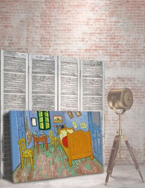 Cuadro decorativo Pixelarte La Habitación Van Gogh