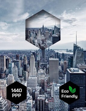 Cuadro decorativo Pixelarte Nueva York Edificios de La Ciudad