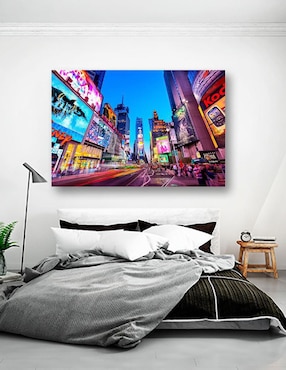 Cuadro decorativo Pixelarte Nueva York Times Square Garden