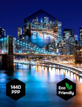 Cuadro decorativo Pixelarte Nueva York Puente de Brooklyn Noche