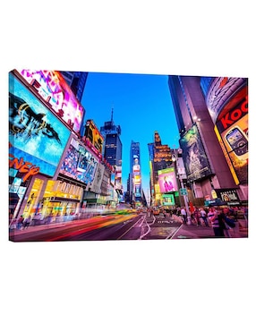 Cuadro decorativo Pixelarte Nueva York Times Square Garden