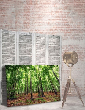 Cuadro decorativo Pixelarte Bosque Bello