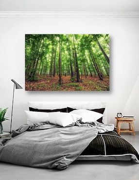 Cuadro decorativo Pixelarte Bosque Bello