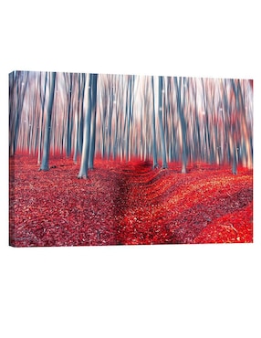 Cuadro decorativo Pixelarte Bosque Encantado