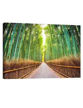Cuadro decorativo Pixelarte Cascada en Bosque