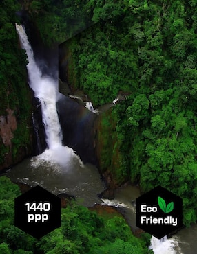 Cuadro decorativo Pixelarte Cascada Khao Yai