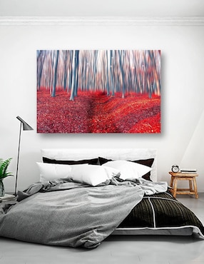 Cuadro decorativo Pixelarte Bosque Encantado