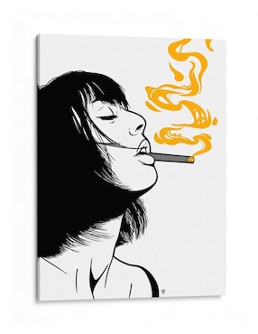 Litografía Canvas Lab Golden Smoke Peace técnica Impresión