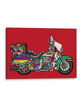 Litografía Canvas Lab Motoharley técnica Impresión