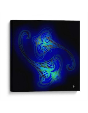 Litografía Canvas Lab Sirenas Fluorescentes técnica Impresión