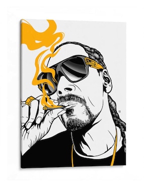 Litografía Canvas Lab Snoop Golden Smoke técnica Impresión