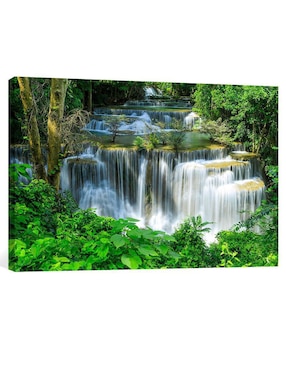 Cuadro decorativo Pixelarte Cascada