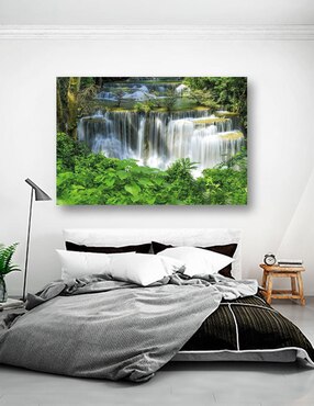 Cuadro decorativo Pixelarte Cascada