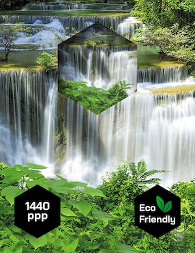 Cuadro decorativo Pixelarte Cascada